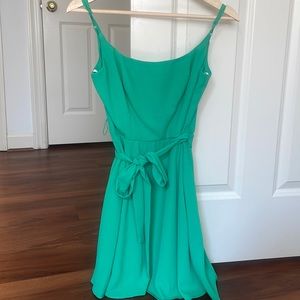 Green Size 1 Racer Dress